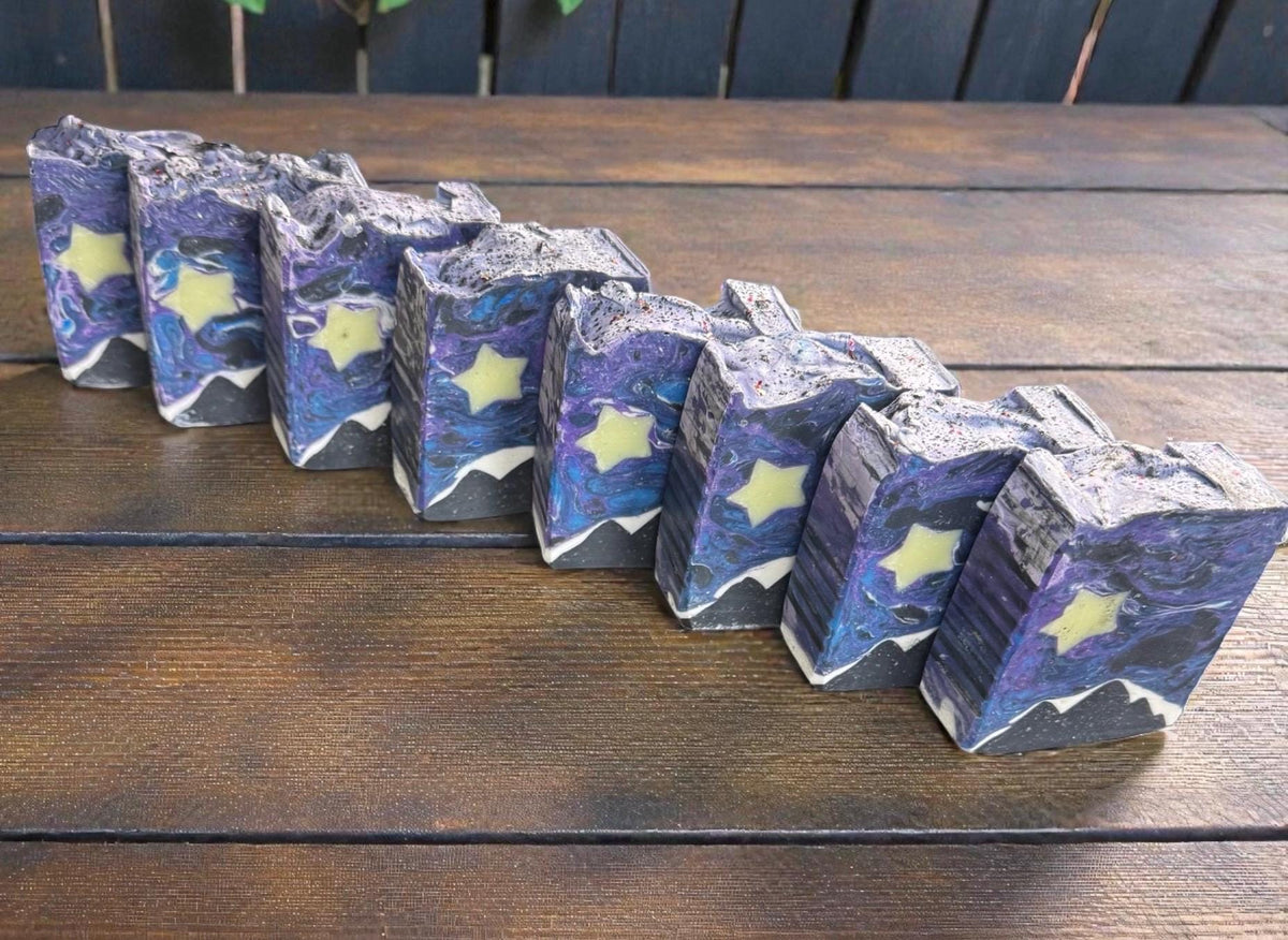 Starry Mt Hood Tallow and Goat Milk Soap -Scented in Moonstone Mist