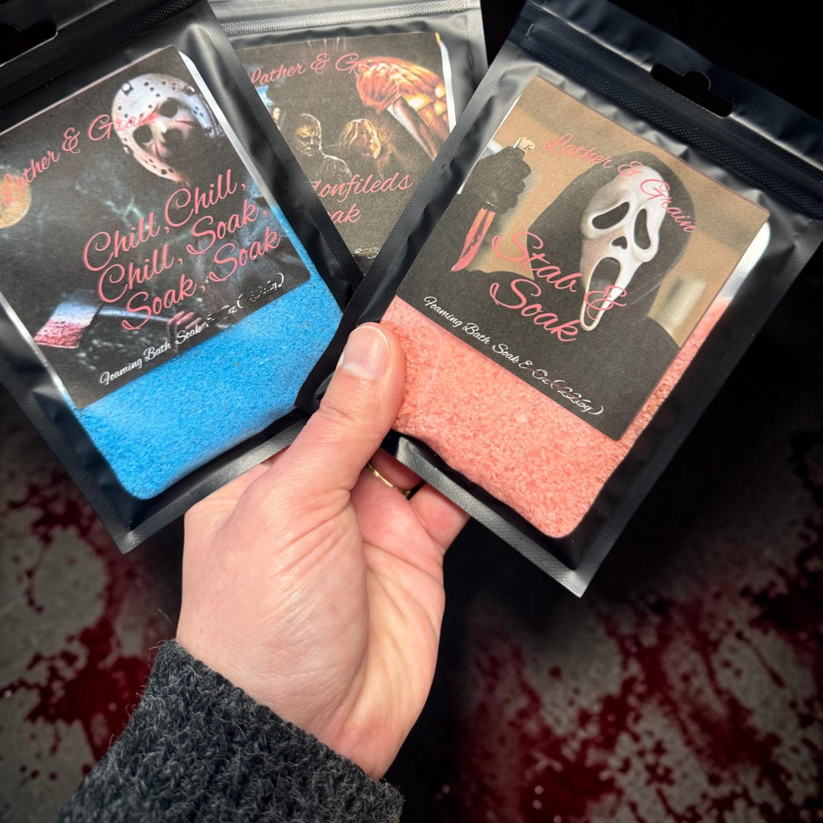 Spooky Slasher Salt Soaks - Buttermilk Foaming Milk Bath with - 9 Screamin Scary Scents