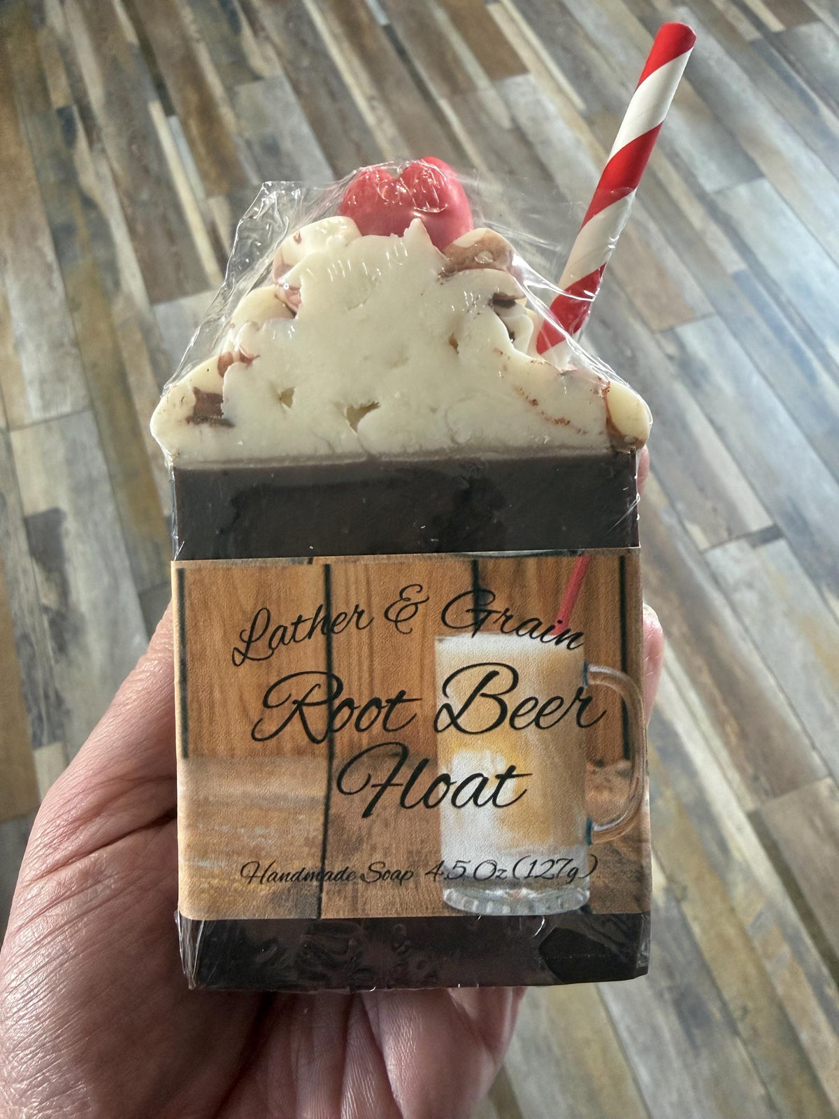Root Beer Float Soap – Tallow and Buttermilk, Novelty Summer Treat Bath Bar