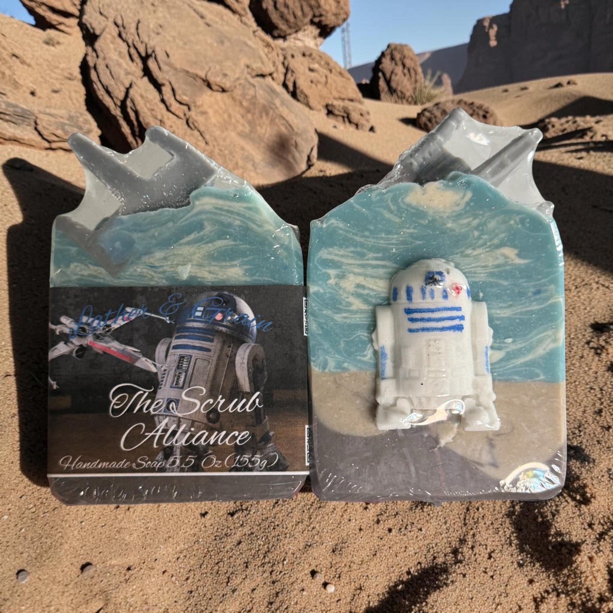 The Scrub Alliance Soap with Tallow and Goat Milk Scented in Man Cave