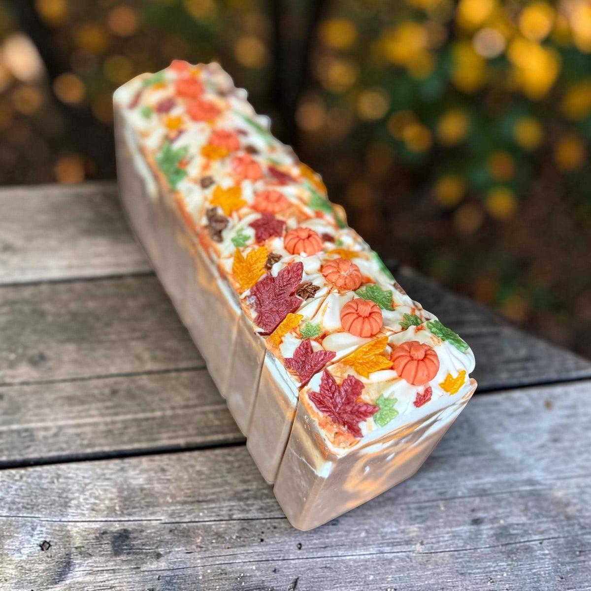 Pumpkin Spice Bar Soap , Made with Tallow and Goat Milk