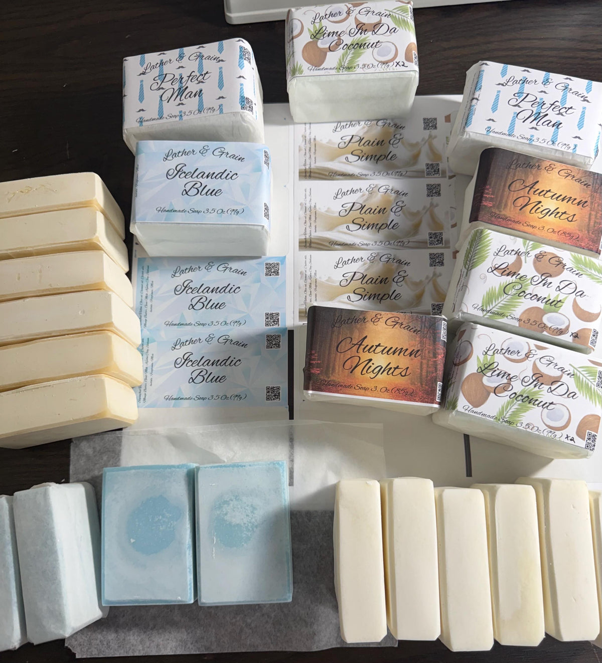 Two Bars of Homemade Tallow and Goat Milk Soap. Many Scents to Choose From