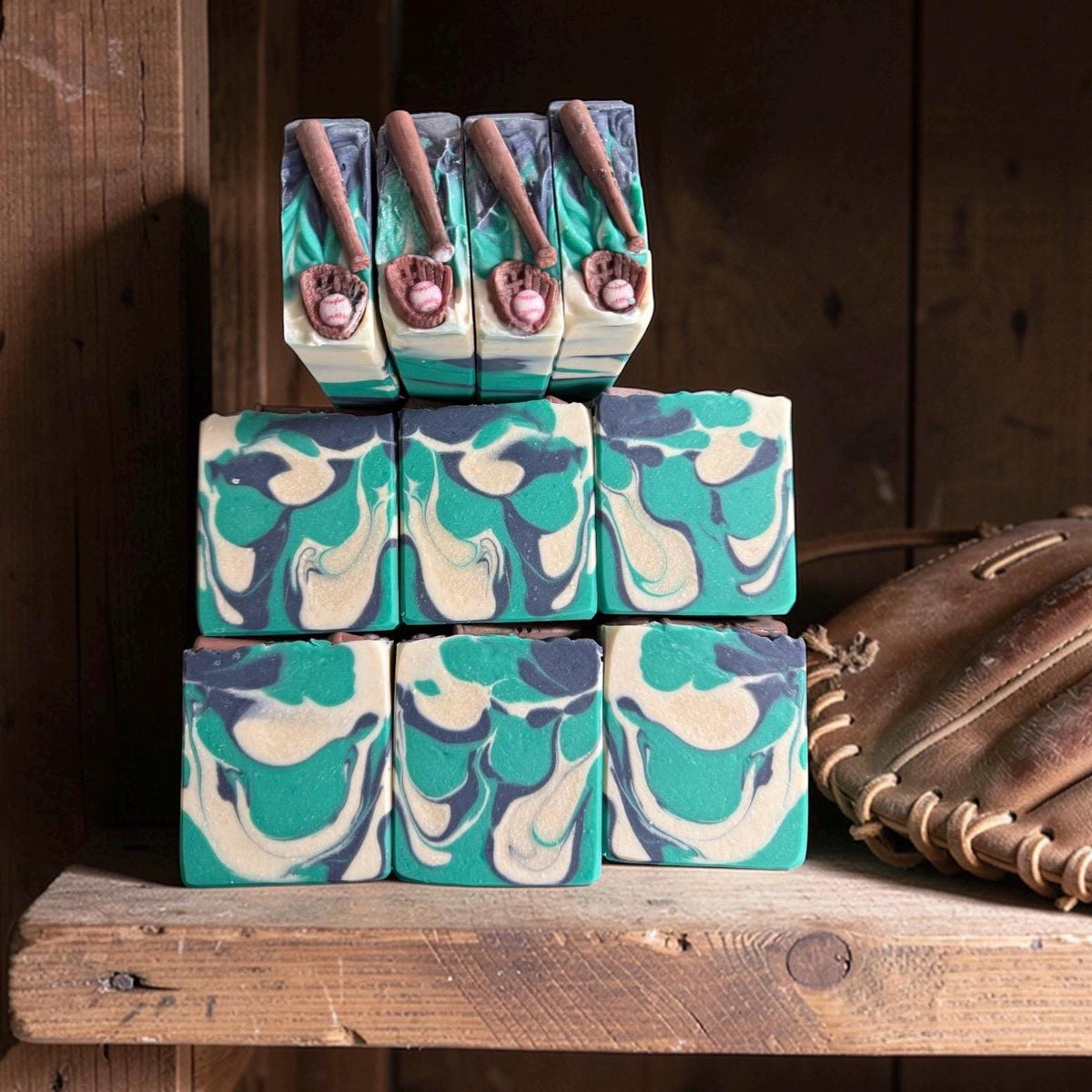 Grand Slam Baseball Soap – Tallow, Goat Milk, Shave & Haircut Scent
