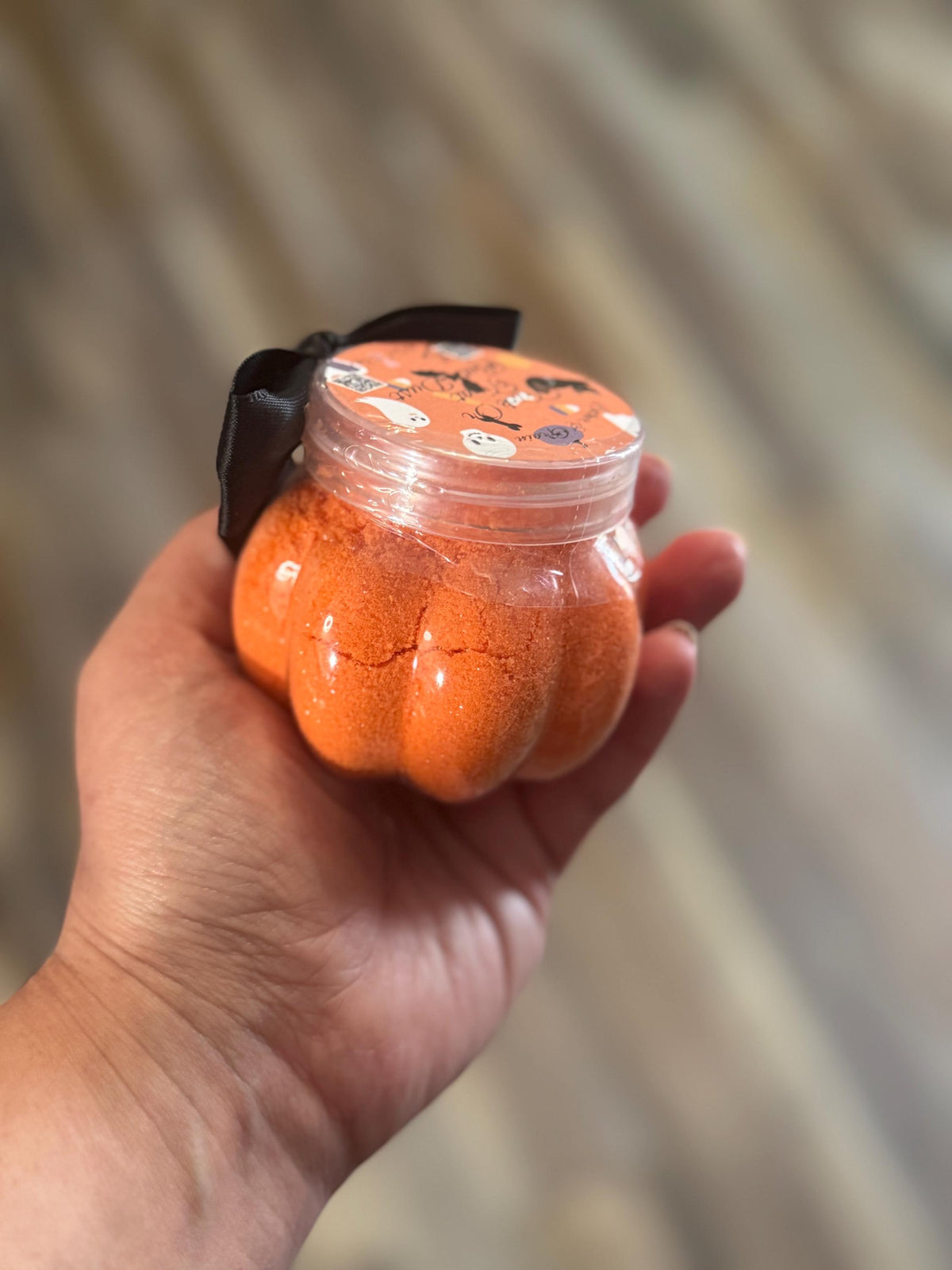 Shimmering Pumpkin Bath Bomb Dust  ~Made with Rich Cocoa Butter and Creamy Buttermilk, Multiple Spooky Scents to Choose From