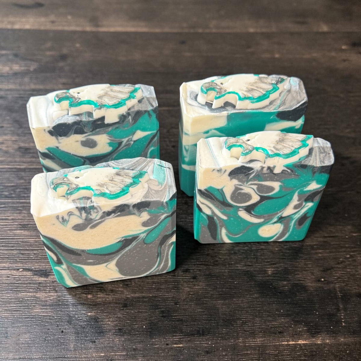 Bird Gang Football Soap – Scented in Irish Spring ~ Great Sports Fan Gift! Handmade Tallow and Goat Milk Soap