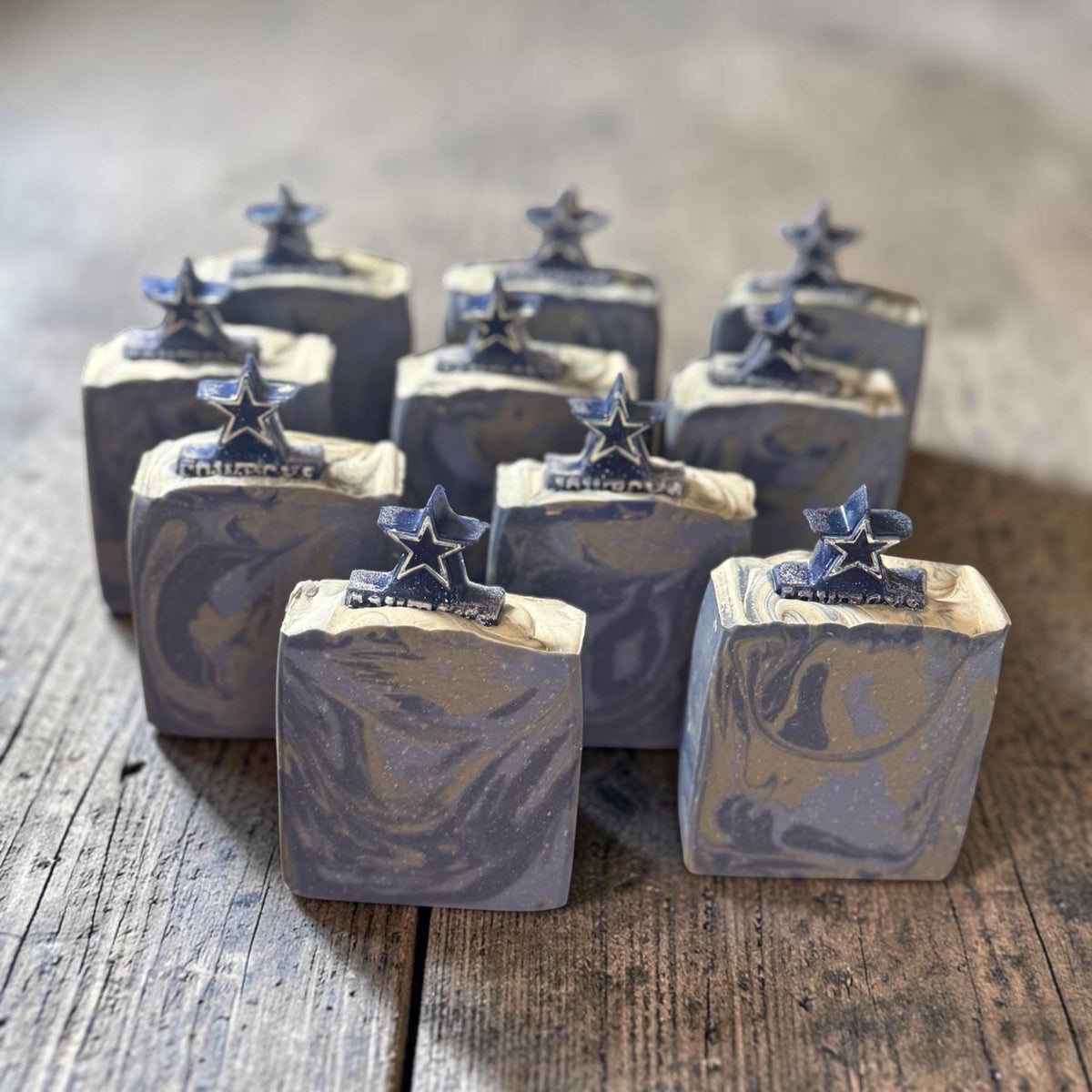 Rowdy Boys Football Soap – Scented in Barbershop- Great Sports Fan Gift! Handmade Tallow and Goat Milk Soap
