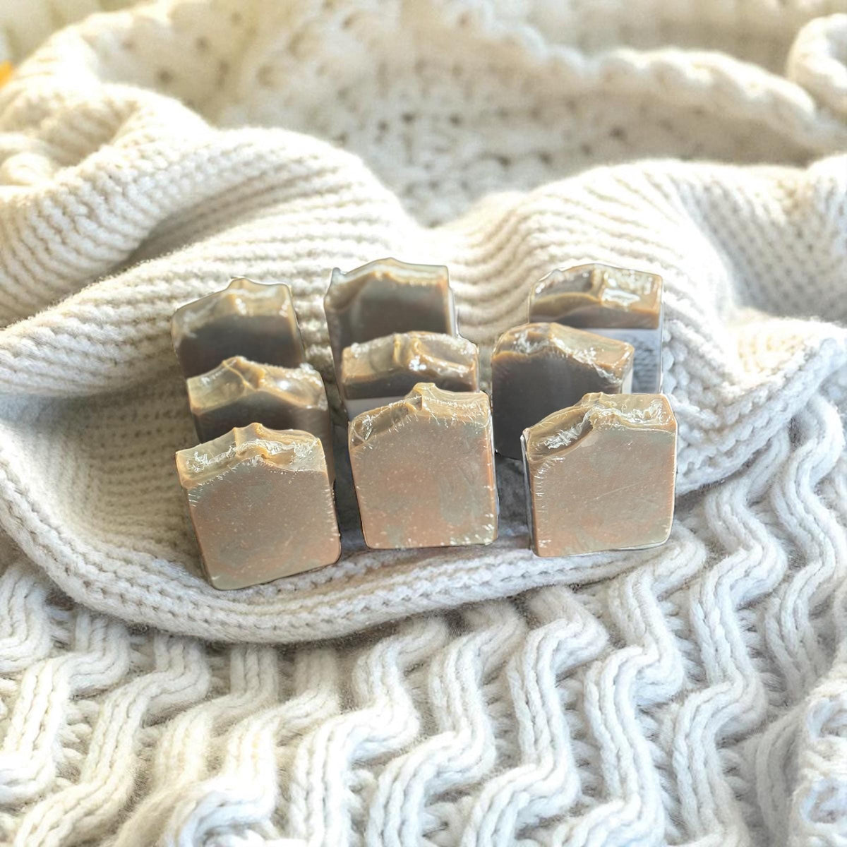 Cashmere and Cedar Artisan Soap. Handmade Small Batch Cold Process Man Scent
