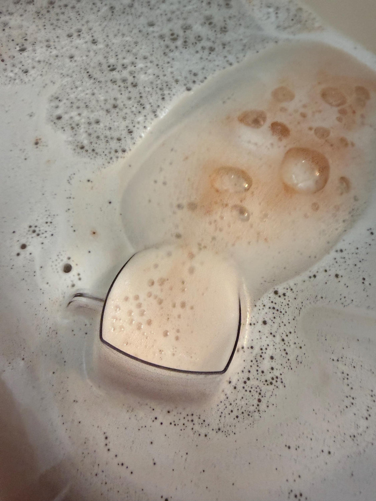 Earl Grey and Apple Bath Bomb- Topped with Bubble Frosting and a Soap Flower Decoration