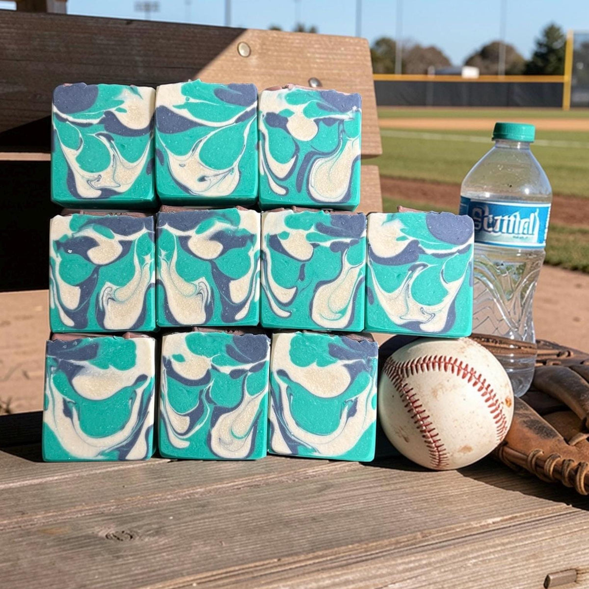 Grand Slam Baseball Soap – Tallow, Goat Milk, Shave & Haircut Scent