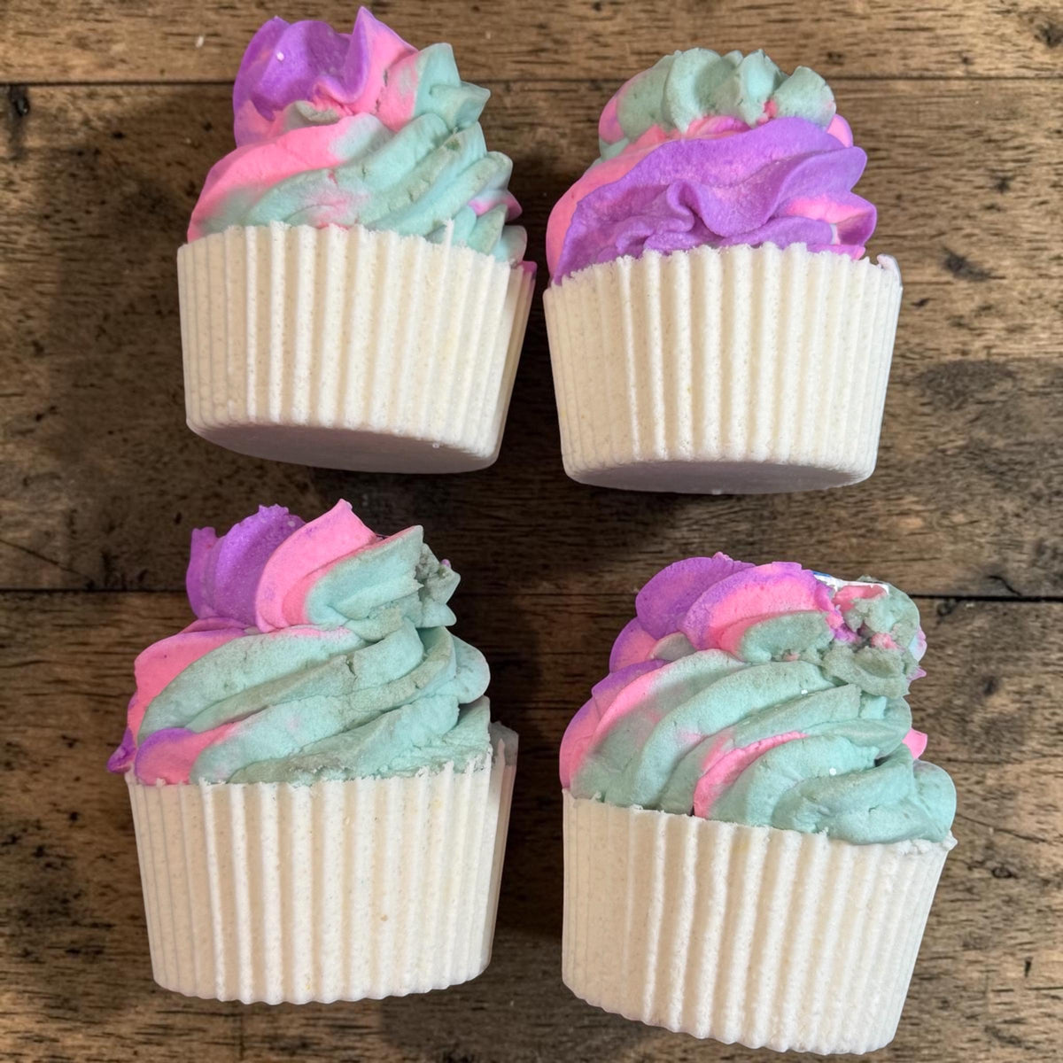 K Pop Bath Bomb: Made With Buttermilk Powder, Cocoa Butter, Bubble Frosting and Silicone Topper