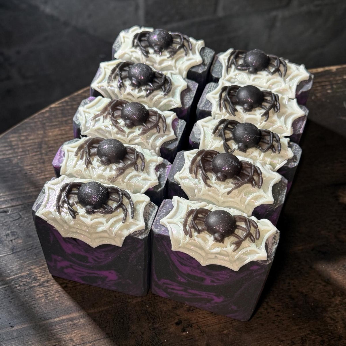 Black Widow- Horror Halloween Themed Soap. Scented in Autumn Nights