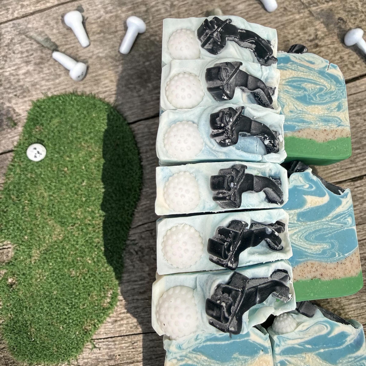 Handmade Golf Soap – Goat Milk, Sea Grass & Sand Dunes Scent