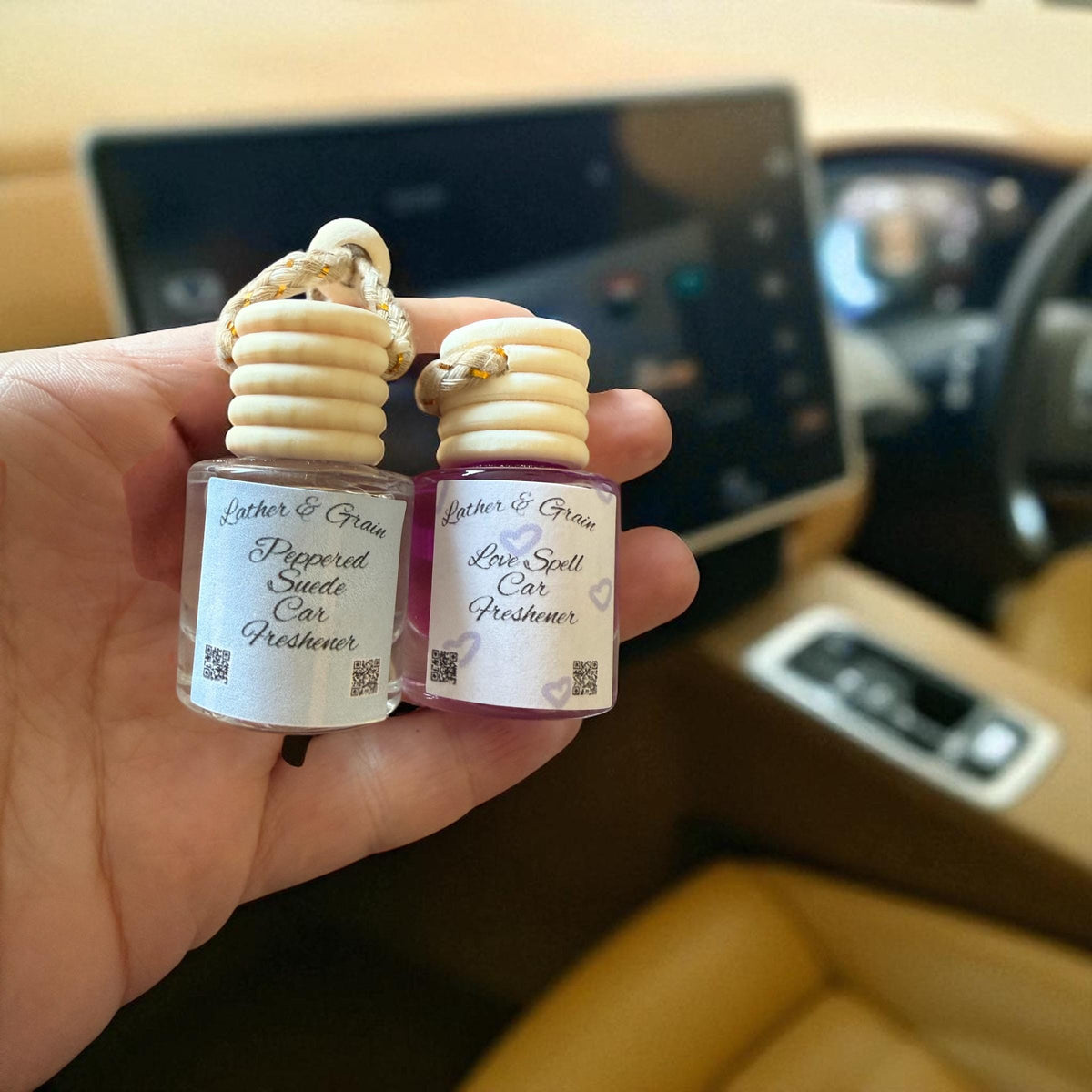 Hanging Car Air Freshener Diffuser: Lots of Different Scents to Choose From