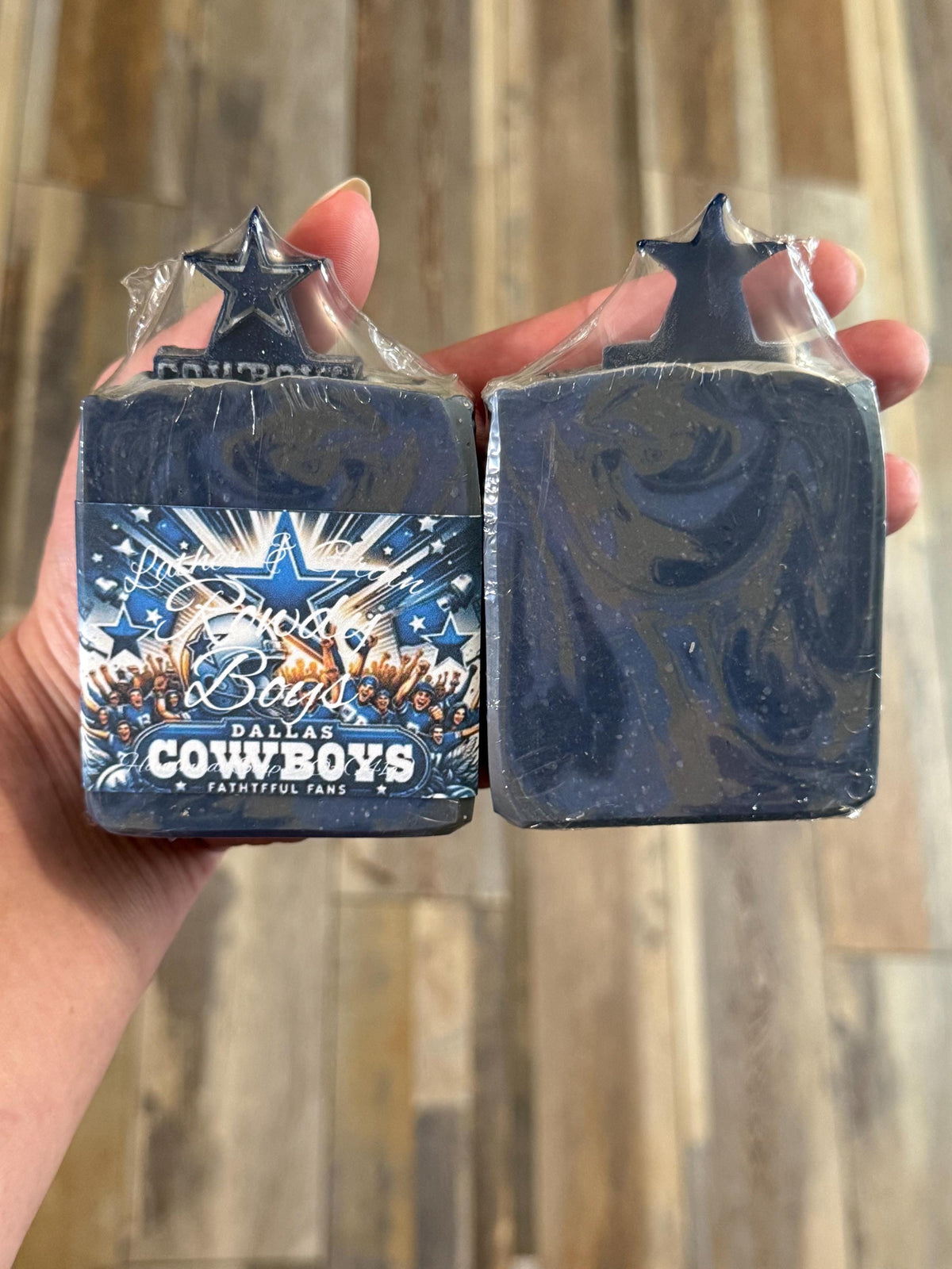 Rowdy Boys Football Soap – Scented in Barbershop- Great Sports Fan Gift! Handmade Tallow and Goat Milk Soap