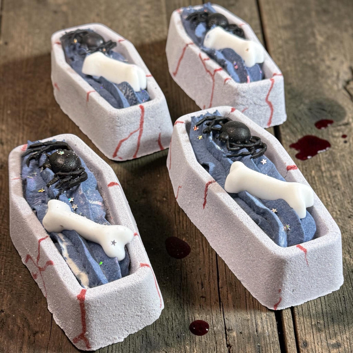 Bloody Knife Bath Bomb ~Made with Rich Cocoa Butter and Creamy Buttermilk, Scented in Bite Me or Tipsy Berry Cherry