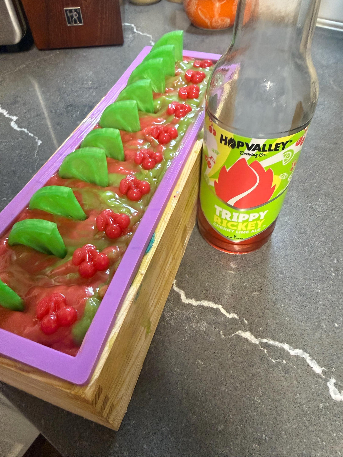 Cherry Limeade Ale Soap – Tallow Cold Process Soap with Buttermilk