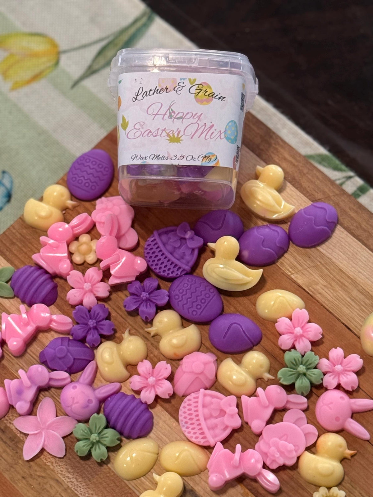Hoppy Easter Wax Melts: Mixed Shape Tarts- Long Lasting Scents
