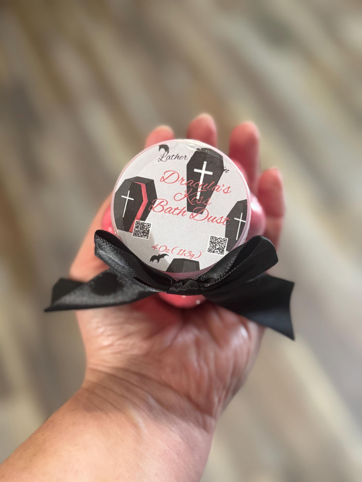 Shimmering Pumpkin Bath Bomb Dust  ~Made with Rich Cocoa Butter and Creamy Buttermilk, Multiple Spooky Scents to Choose From