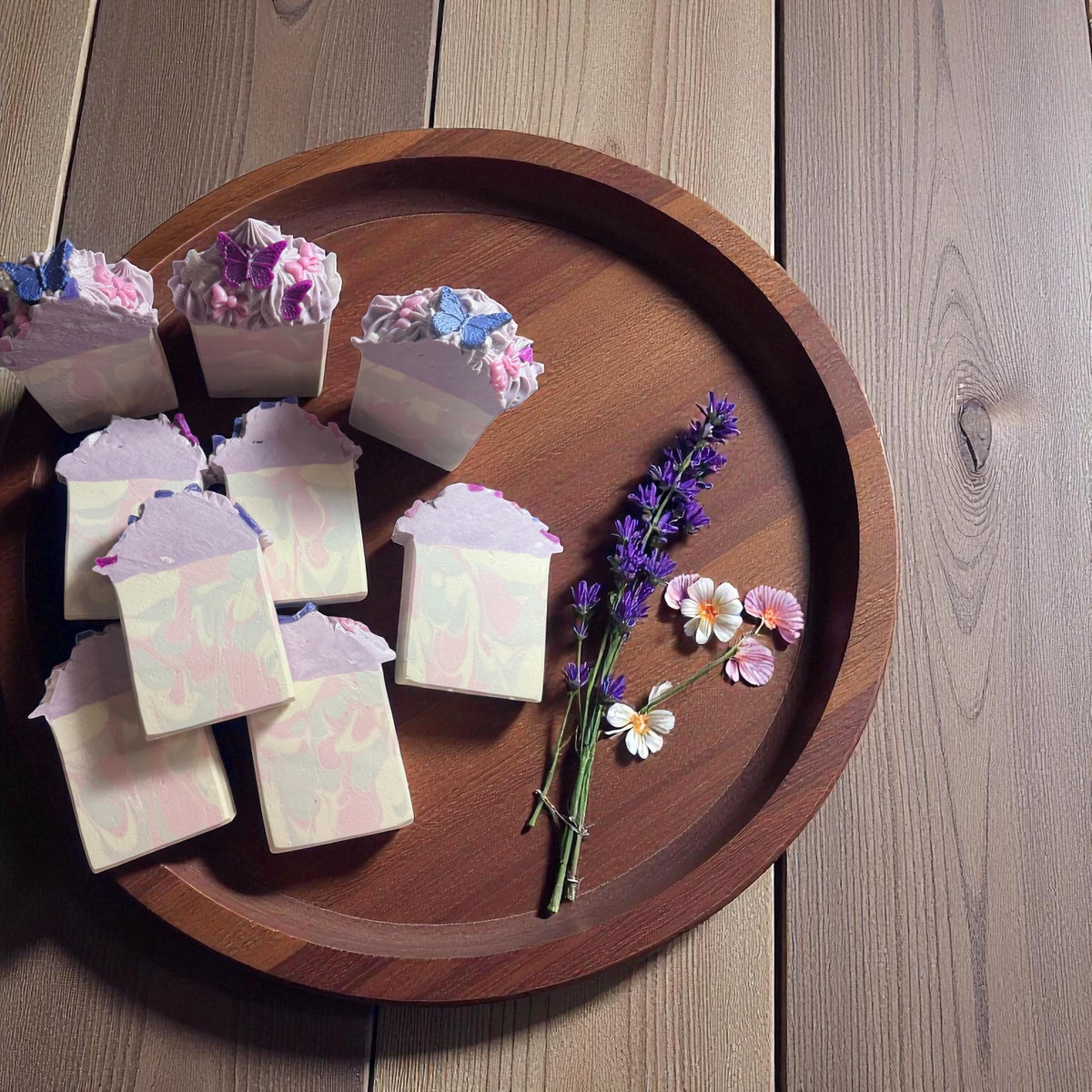 Butterfly Kisses Soap, Soft Coquette Girly Bar.