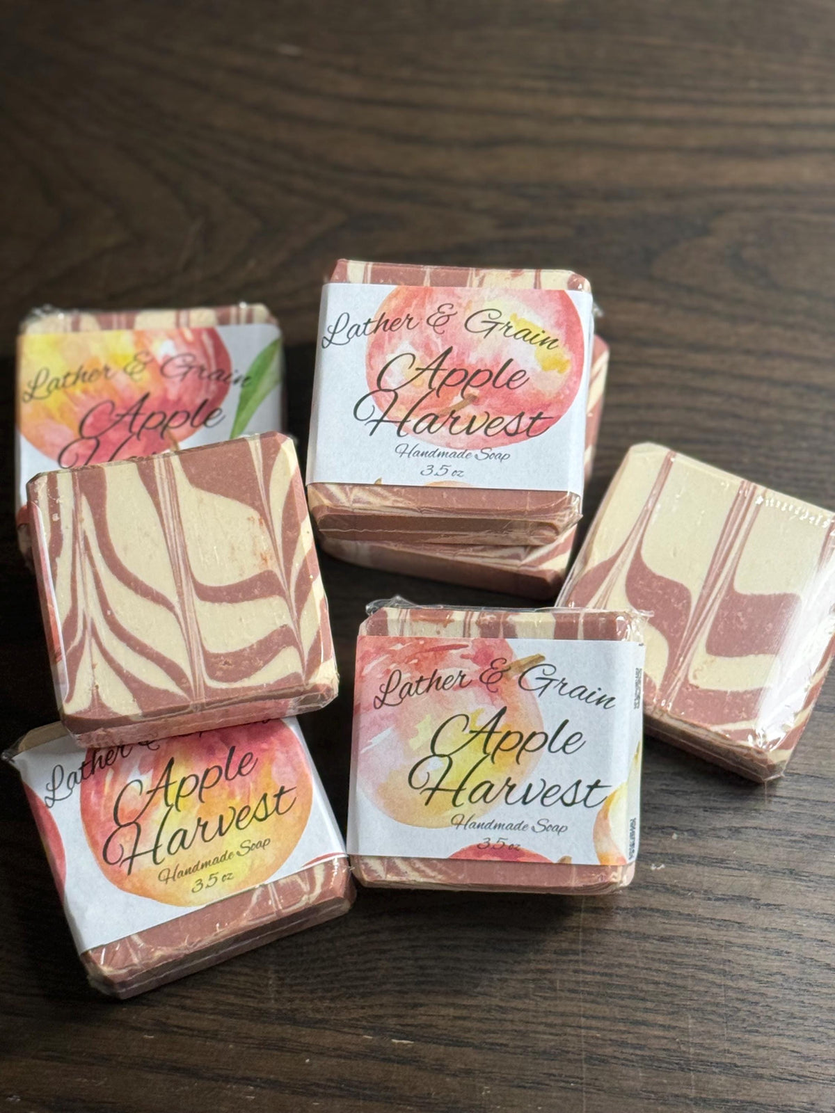 Apple Harvest Cold Process Artisan Bath Soap