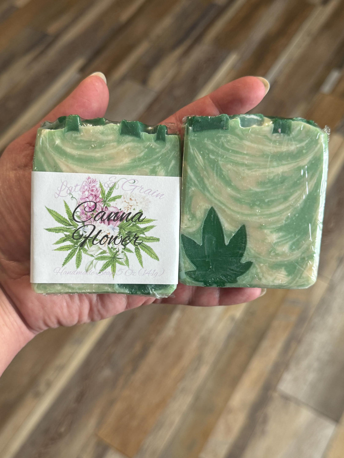 Canna Flower Soap- Made with Tallow and Goat Milk