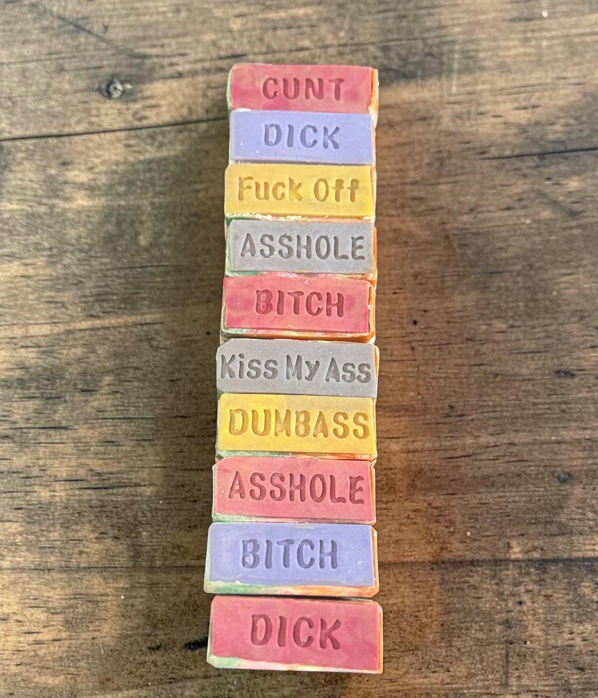 Naughty Words Bar Soap. Tell Them How You Really Feel- Scented in Sex in The Shower