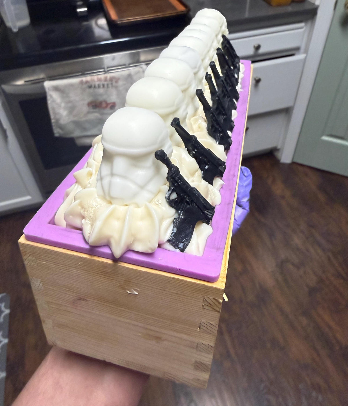 Don’t Be Pew Pew Soap with Tallow and Goat Milk Scented in Moonstone Mist or Sparkling Pear