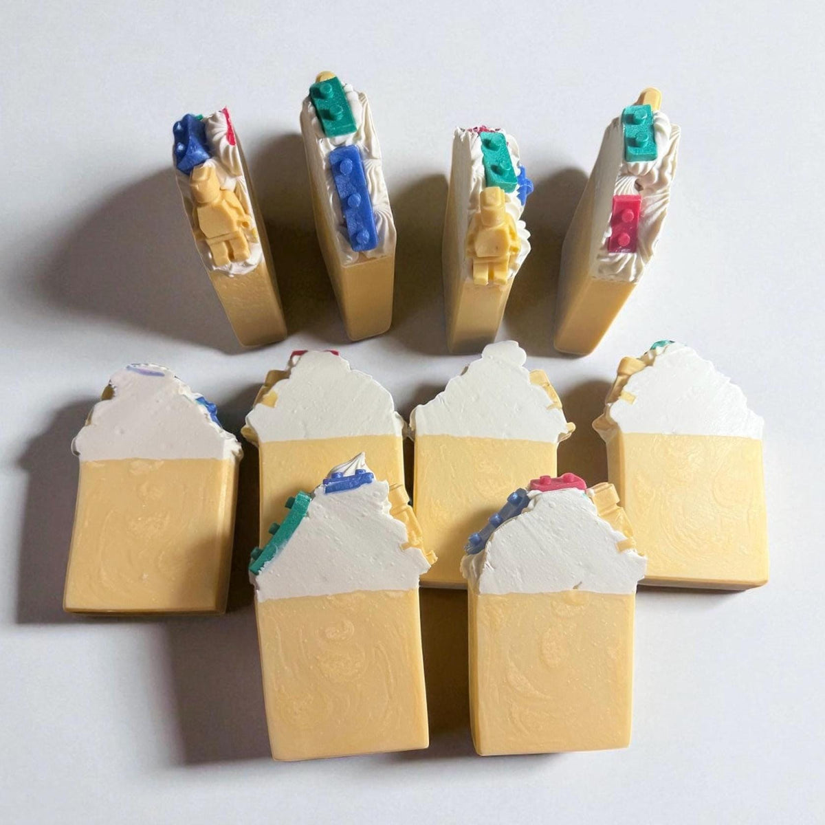 Building Blocks Themed Bar Soap Scented like Lemon Head Candy