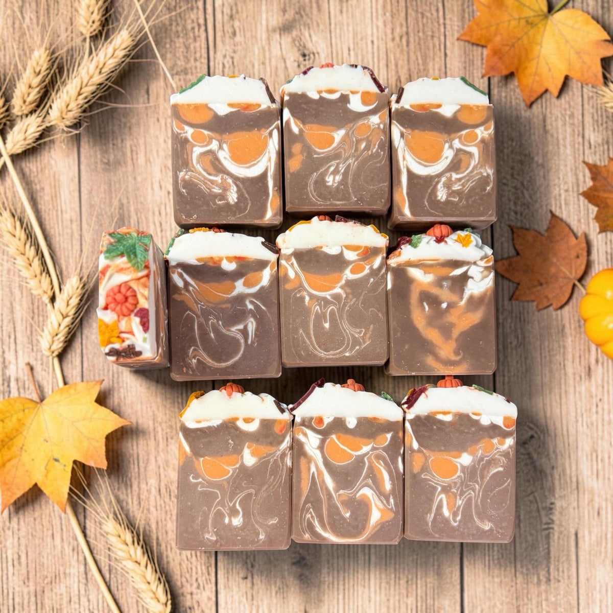 Pumpkin Spice Bar Soap , Made with Tallow and Goat Milk