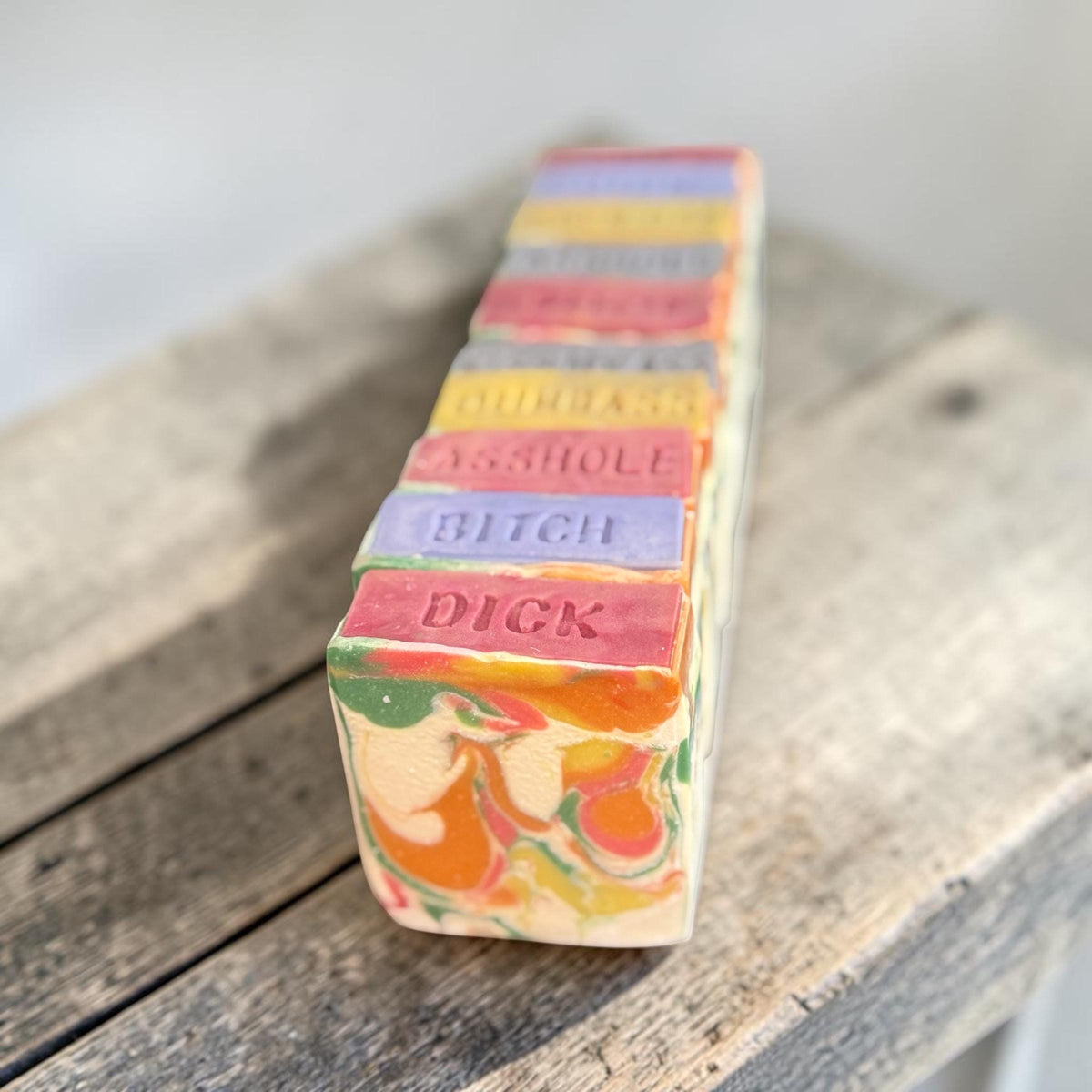 Naughty Words Bar Soap. Tell Them How You Really Feel- Scented in Sex in The Shower