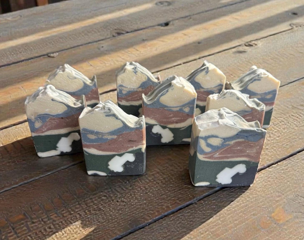 Tallow Goat Milk Soap - Leather & Cedar Scent, Jeep Off-Roader Gift