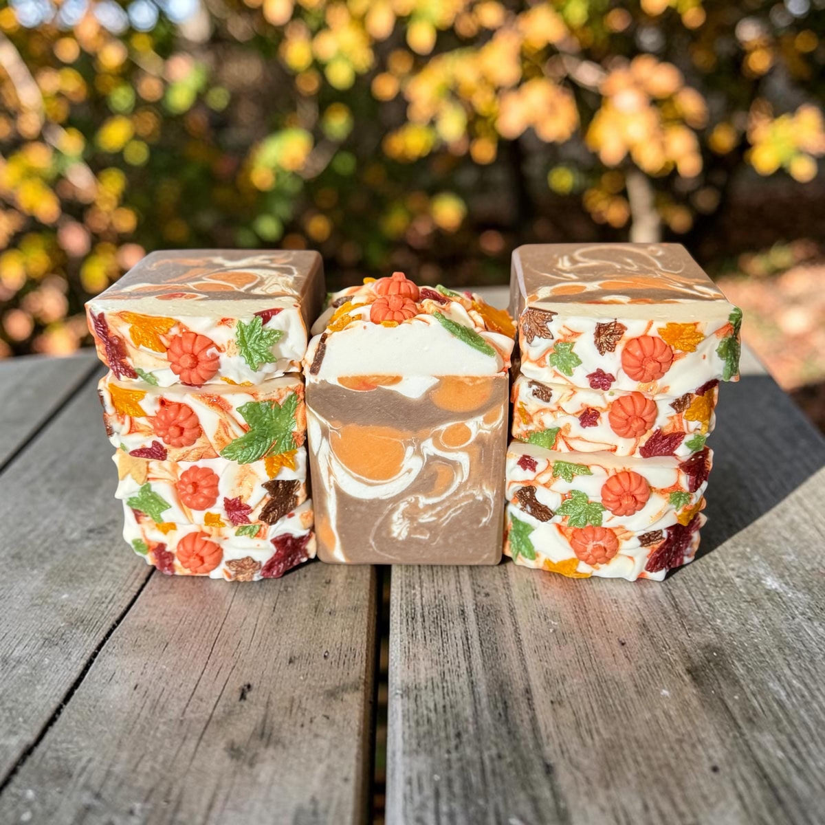 Pumpkin Spice Bar Soap , Made with Tallow and Goat Milk