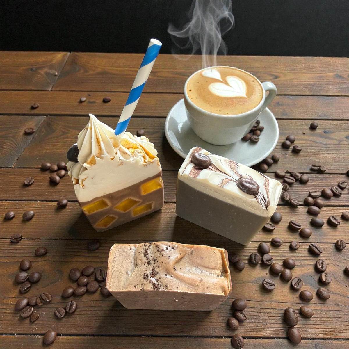 Iced Caramel Cold Brew Coffee Soap: Cold Process-Small Batch