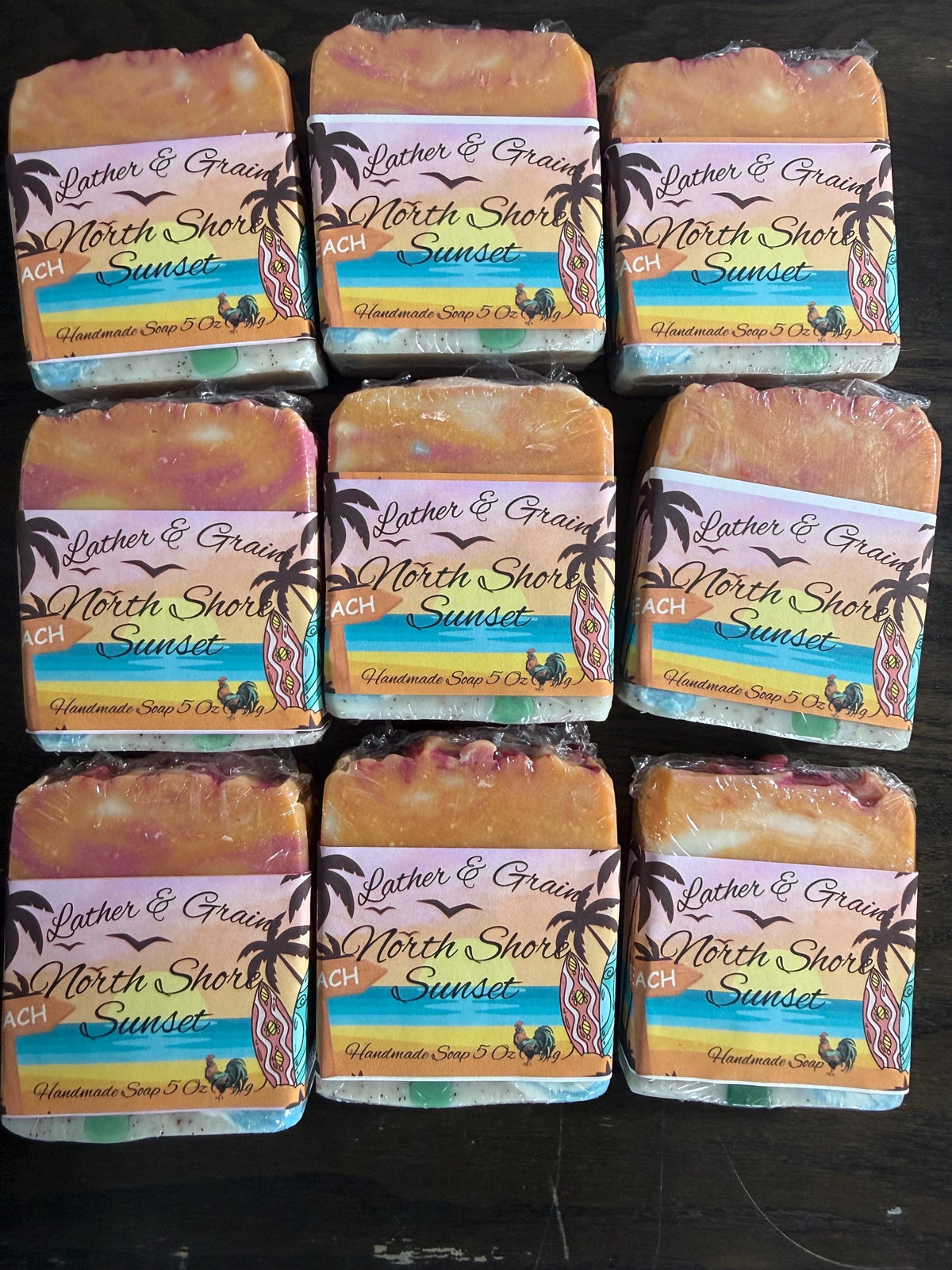 Sunset Beach Soap – Tallow, Goat Milk, Coco Cabana Scent