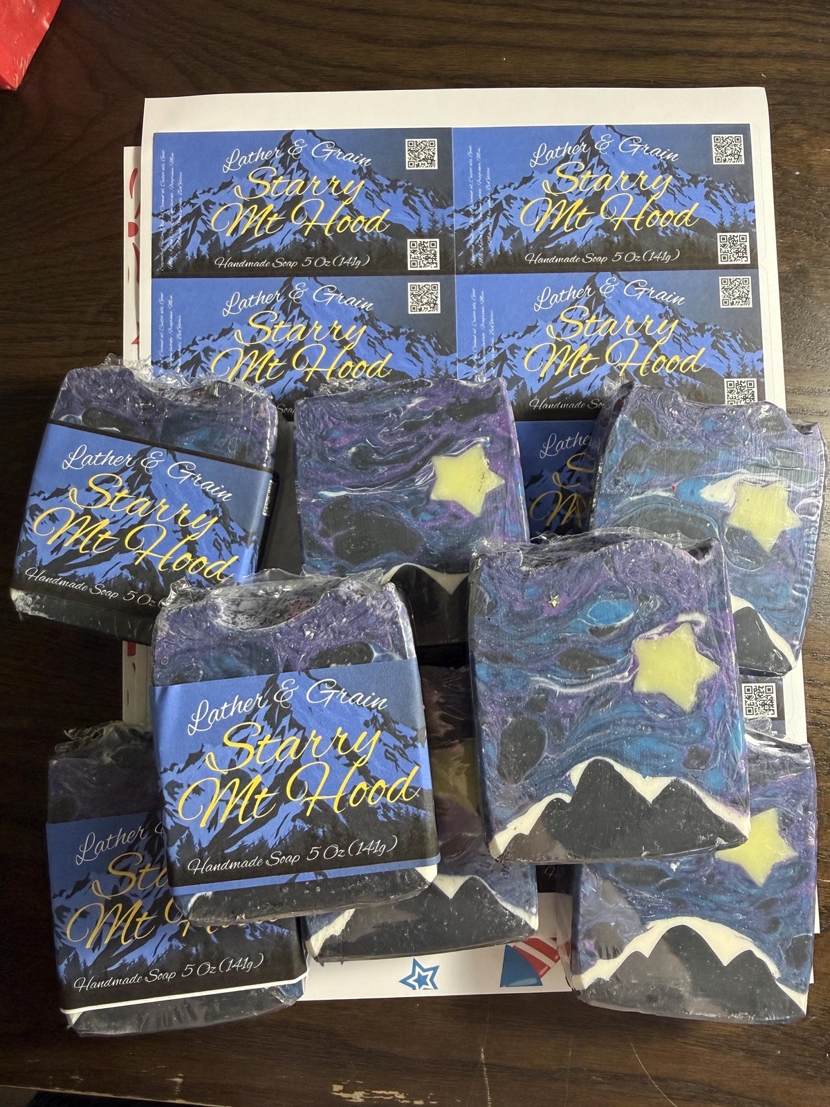 Starry Mt Hood Tallow and Goat Milk Soap -Scented in Moonstone Mist