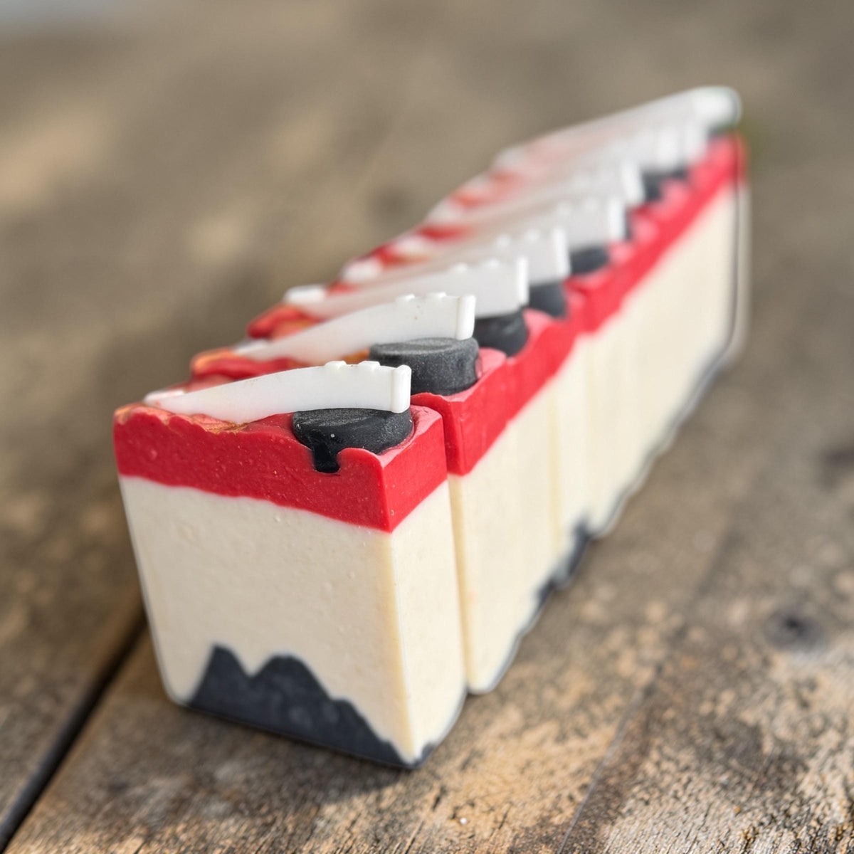 Unique Ice Hockey Soap - Top Shelf Suds~ Made with Tallow and Goat Milk - Portland Team Inspired Scented with Frozen Lakes