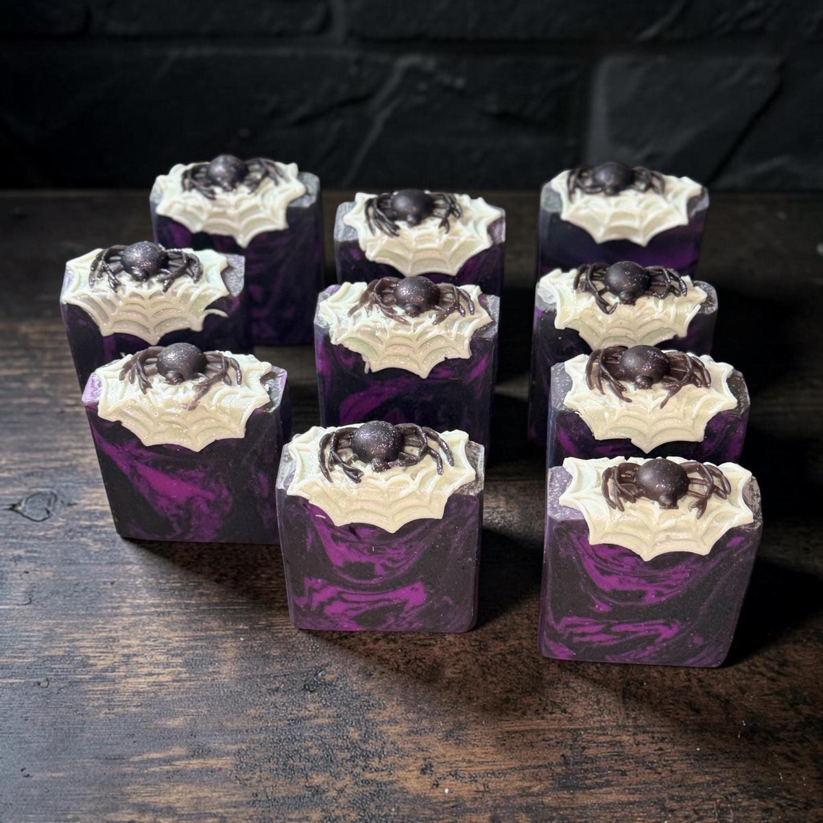 Black Widow- Horror Halloween Themed Soap. Scented in Autumn Nights