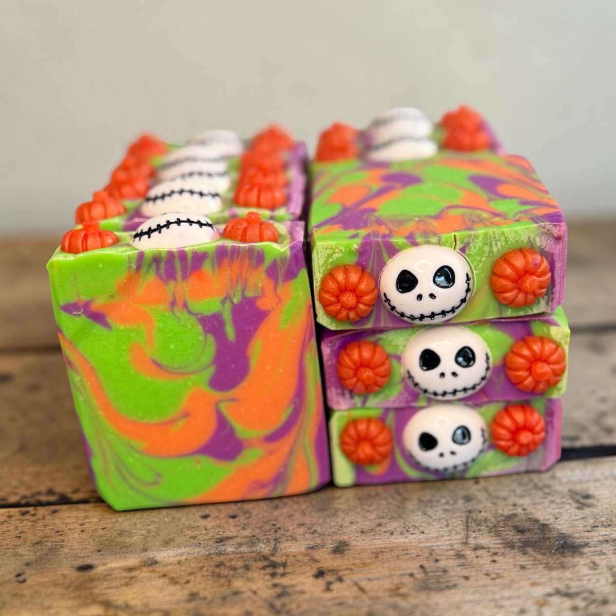 Magic in The Air- Halloween Themed Soap. Scented in Bone Daddy with Resin Charm on Top