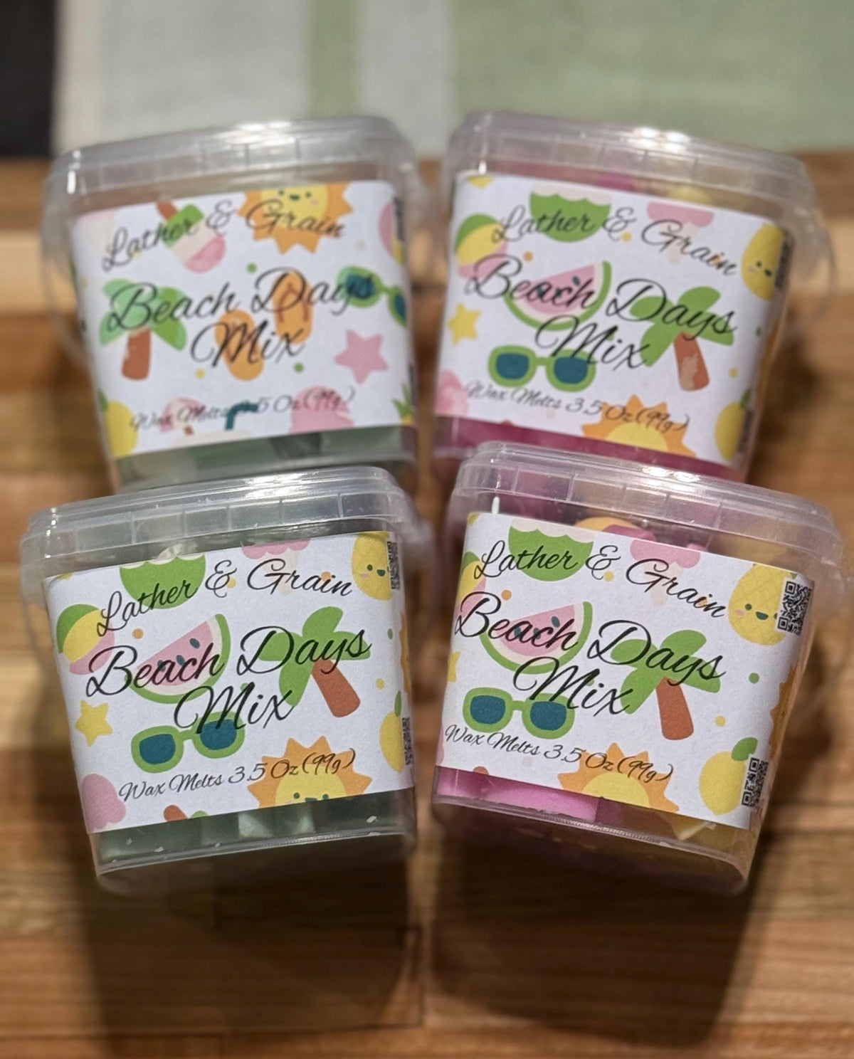 Beach Days Wax Melts: Mixed Shape Tarts- Lime in Da Coconut or Volcano Scents