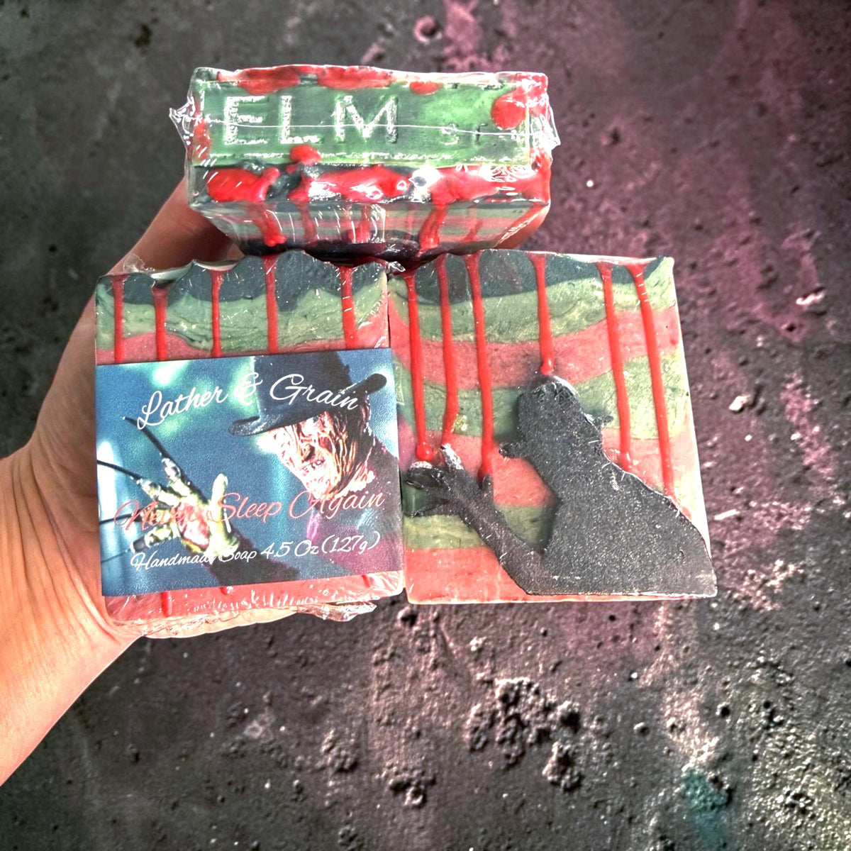 Never Sleep Again- Horror Themed Slasher Soap. Scented in Smoke gets in your eyes
