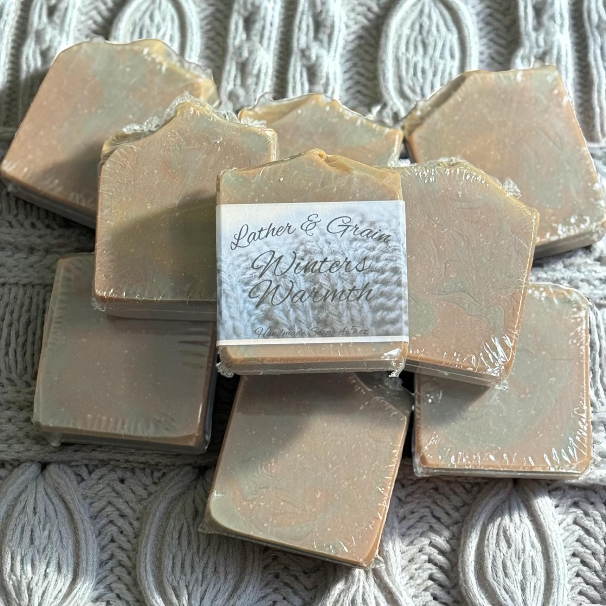 Cashmere and Cedar Artisan Soap. Handmade Small Batch Cold Process Man Scent