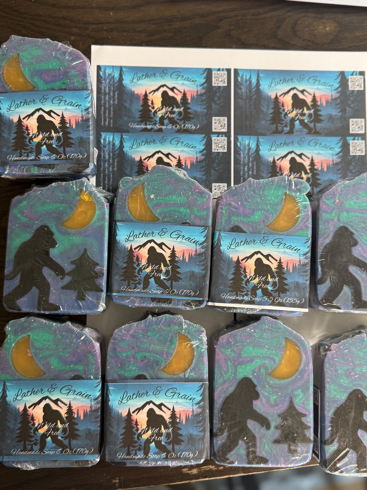 Sasquatch Tallow and Goat Milk Soap -Scented in Beneath the Stars