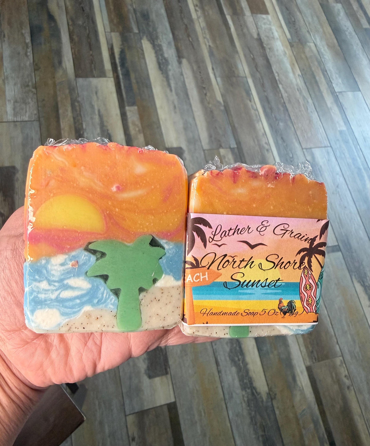 Sunset Beach Soap – Tallow, Goat Milk, Coco Cabana Scent