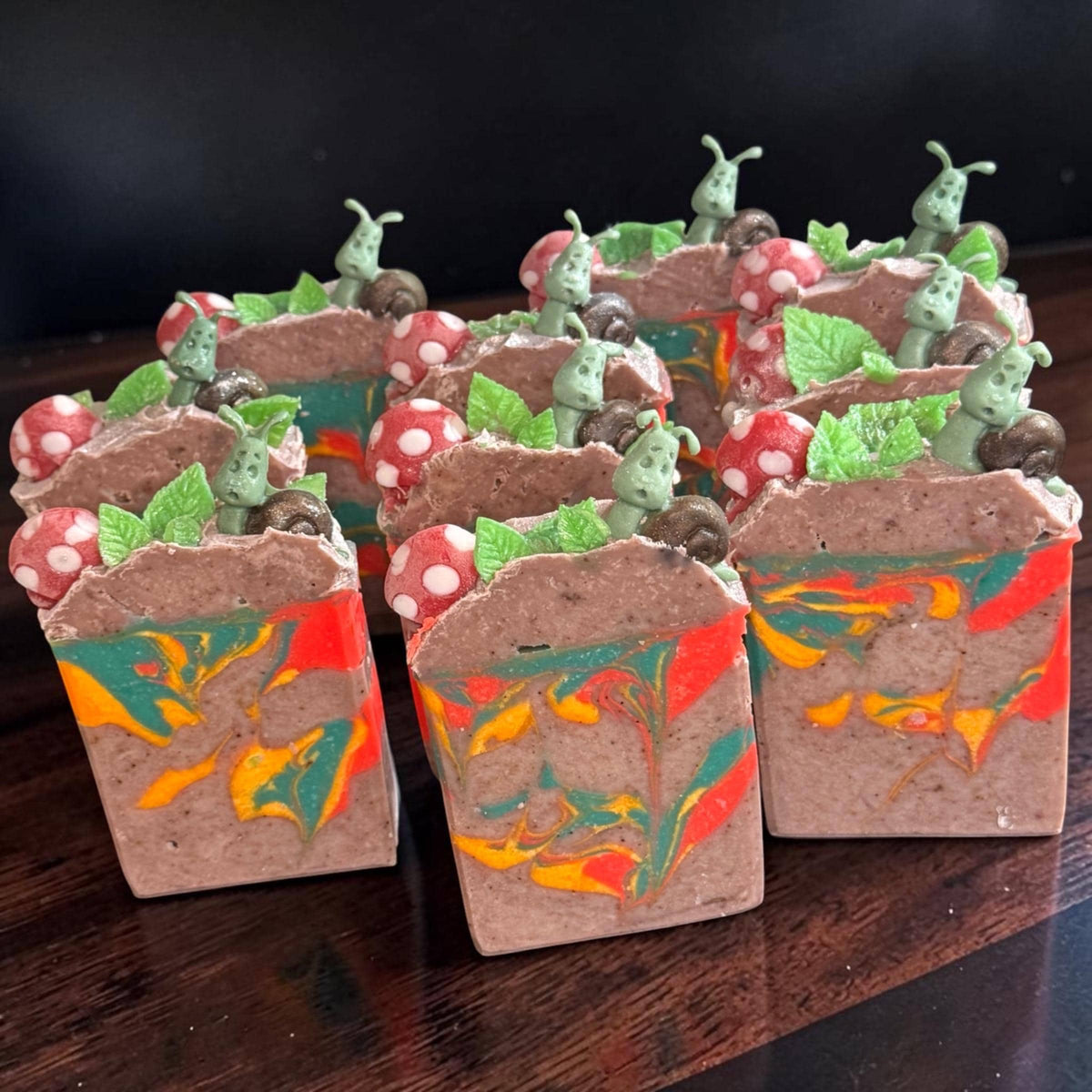 Mushroom Meadows Soap~ Scented in Drops of Rain, made with Tallow and Goat Milk