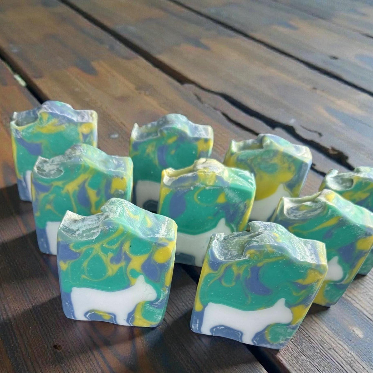Frenchie Love Soap- French Bulldog - Made with Tallow and Buttermilk: Tropical Temptation Scent