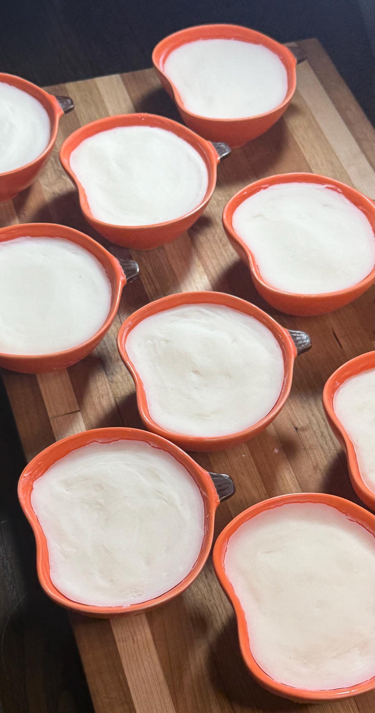 Pumpkin Ramekin Filled with Solid Dish Soap- Scented in Natural Citrus Fragrance