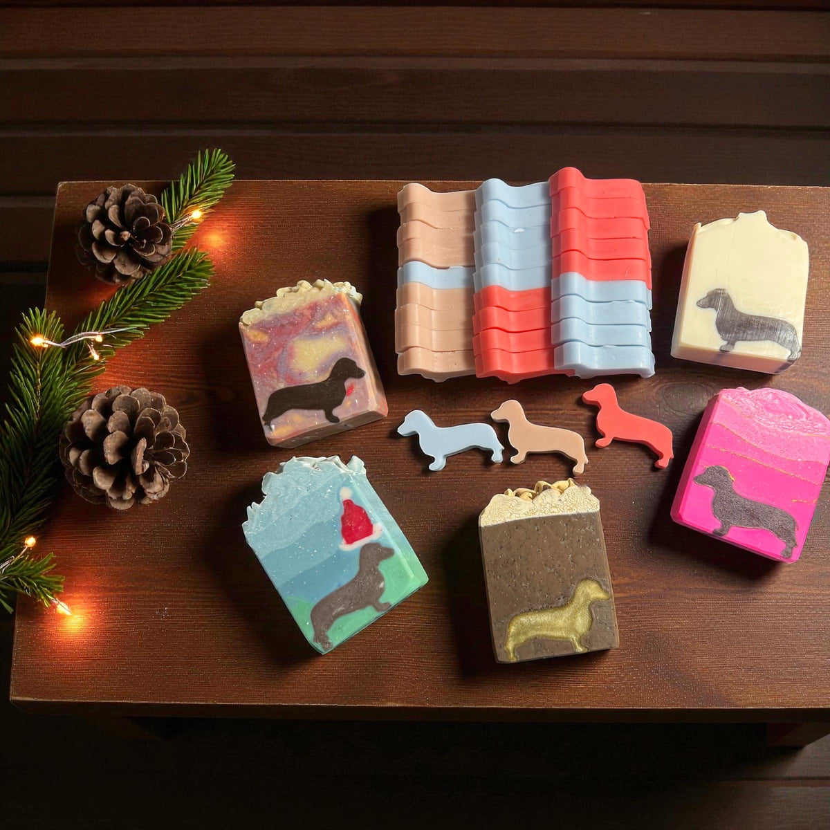 Dapper Doxie -Dachshund Soap- Jaunty or Bay Rum Scented