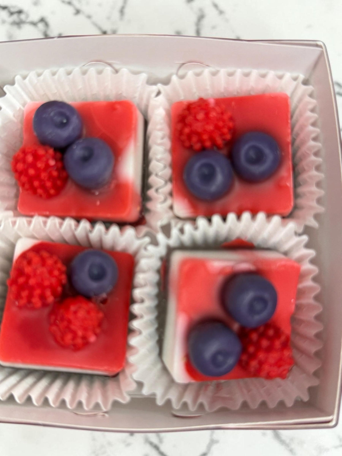 Bite Size Cheesecake Wax Melts: Mixed Shape Tarts- Long Lasting Summer Scents