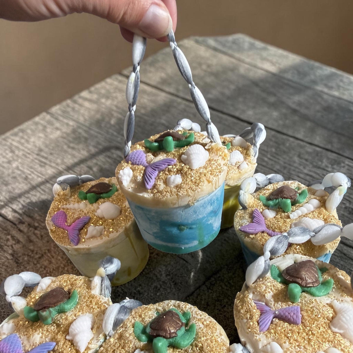 Beach Bucket Soap On A Rope – Scented in Beachy Waves ~ Super Cute Summer Soap