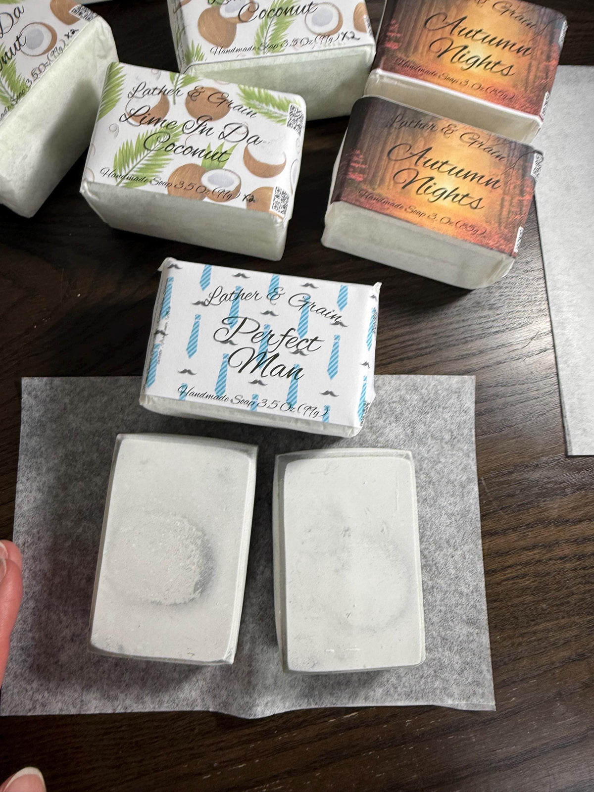 Two Bars of Homemade Tallow and Goat Milk Soap. Many Scents to Choose From